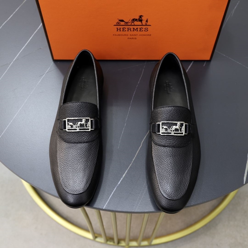 H**mes leather shoes